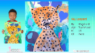 "My Leopard" by Xingche Li, age 5 from the United States, using paint.