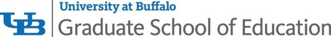 Graduate School of Education 4 color logo. 