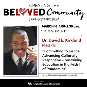 David E. Kirkland, PhD/JD Distinguished Professor of Urban Education at New York University, Vice Dean for The Office of Equity, Belonging, and Community Action and Executive Director of The Metropolitan Center for Research on Equity and The Transformation of Schools. 