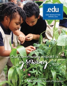 Cover image for the spring 2018 issue of .edu magazine. 