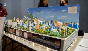 Environmental display at the Educaring event April 24, 2023. 