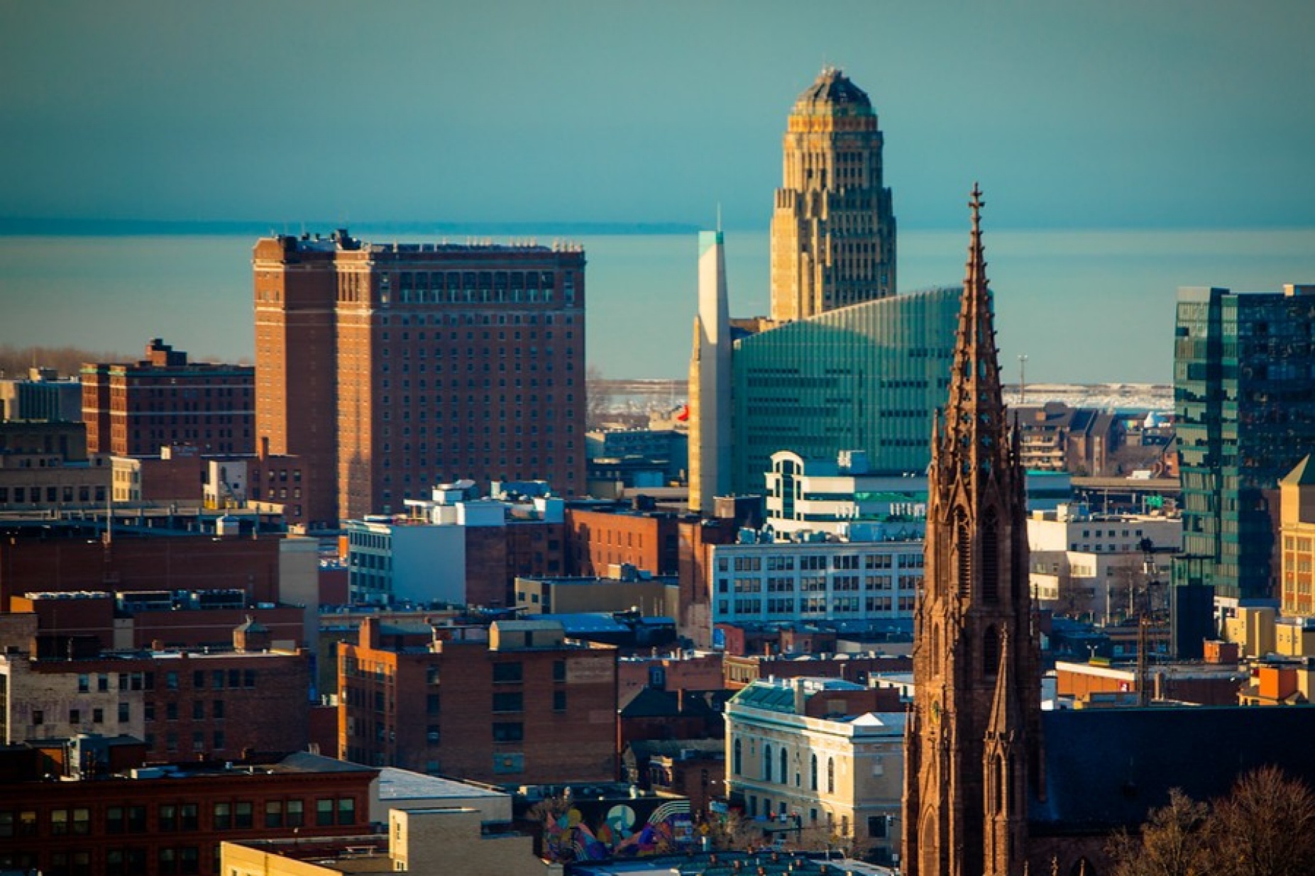 Buffalo skyline.