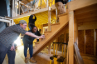 Quincy Koczka (left), one of SACRA's main instructors, was a former student of SACRA founder/director Dennis Maher at the University at Buffalo School of Architecture and Planning. Photo: Douglas Levere