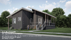 Tiny home rendering created by UB architecture students Jack McGowan, Briana Egan, Joey Tripi, Brandon Gil and Mahogany Jones-Jorissen.