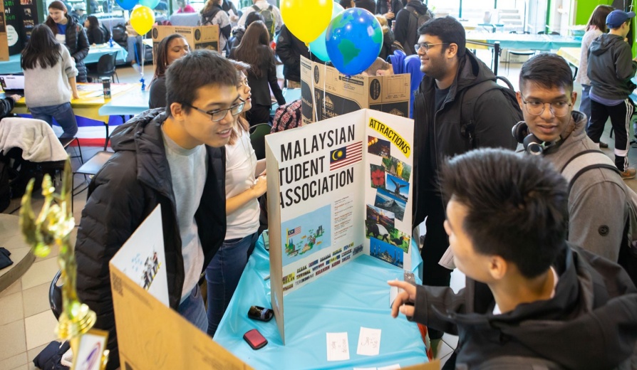 International Student club fair. 