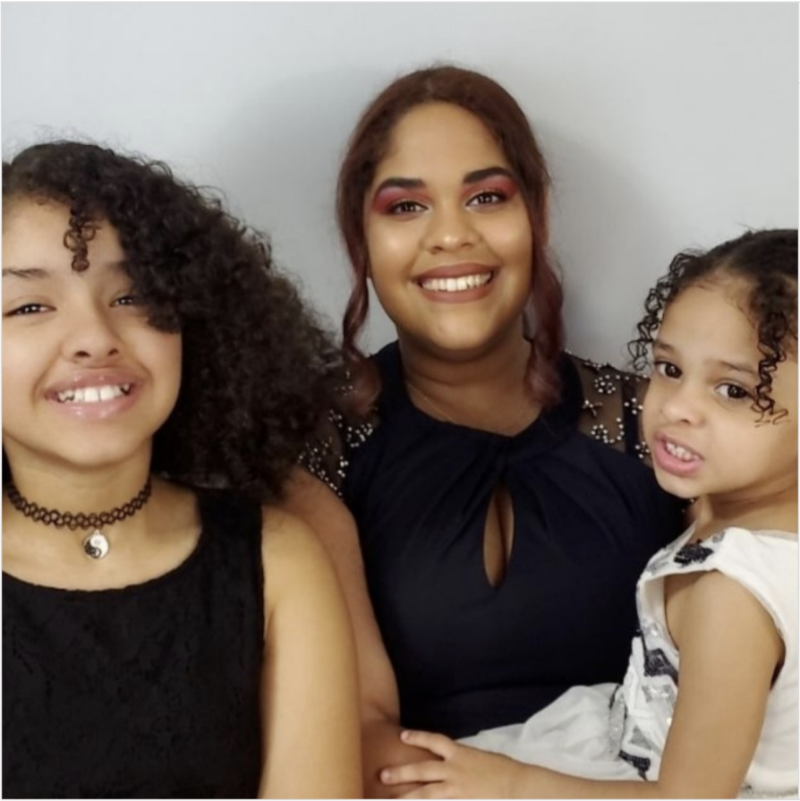 Kaily Santiago and family. 