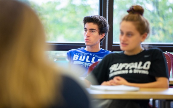 Students in class. 