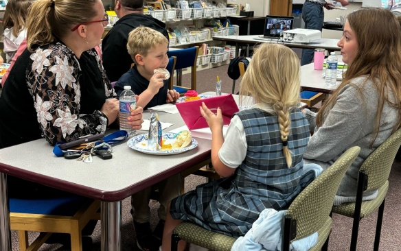 Students in Center for Literacy at UB. 