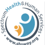 Spectrum Health and Human Services logo. 