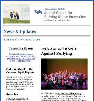 Image of most recent newsletter. 