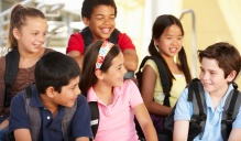 Image of smiling children. 