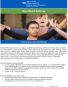 Image of Bias-Based Bullying Fact Sheet. 