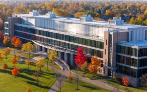 Zoom image: Friday's keynote address will take place in the Pharmacy Building. 160 Hayes Rd, Buffalo, NY 14214. 