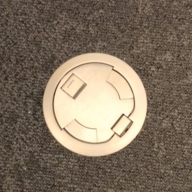 Zoom image: Floorbox for wired connections. 