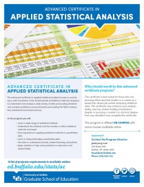 Applied Stats program sheet icon. 