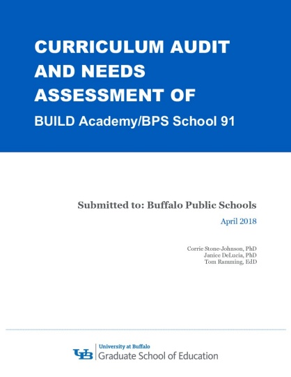 Image of report cover template for the Graduate School of Education. 