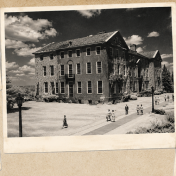 Historic photos of UB's South Campus and Foster Hall. 