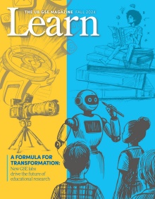 Cover of the fall 2024 Learn magazine. 