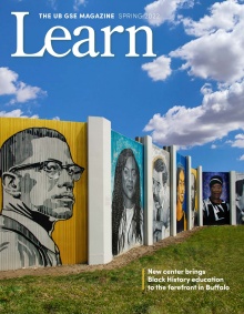 Cover of Spring 2022 issue of Learn magazine. 