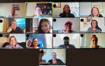 Image of ZOOM meeting of the BALA cohort and advisors. 
