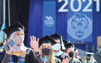 Images from commencement ceremony. 