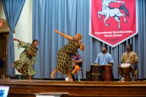 Zoom image: Dance performace at the Black History Education Conference. 