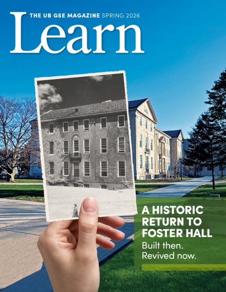 Cover of the spring 2026 Learn magazine. 