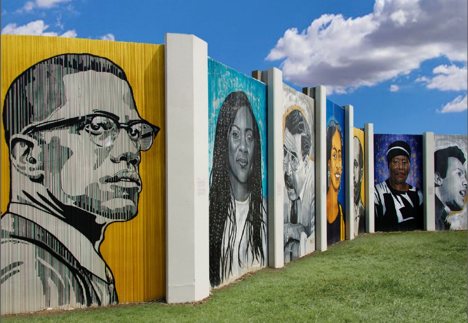 Cover story photo: The Freedom Wall, Buffalo New York. 