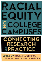 "Racial Equity on College Campuses book cover. 