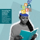 Cover of Learn Magazine Spring 2024. Unraveling the Complexities of literacy education. UB's comprehensive strategies are revolutionizing literacy, building community ties, and equipping future educators to meet modern challenges. 