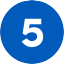 Bullet with a number 5. 