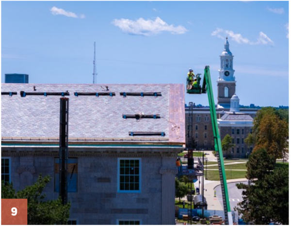 Zoom image: 9.&nbsp;Foster Hall in July 2024, as construction continued. 