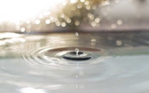 Water droplet. 