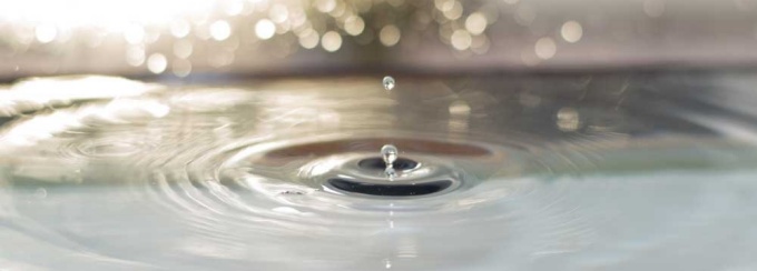 Water droplet. 