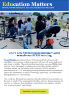 Thumnail image of the July Education Matters e-newsletter. 