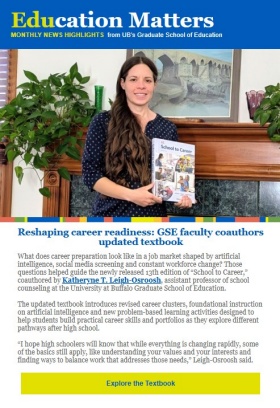 Screen shot of ed matters for March 2026. 