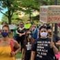 Picture of participants in Black Lives Matter protest in Buffalo, NY. 