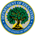 US Department of Education logo. 