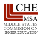 Middle States logo. 