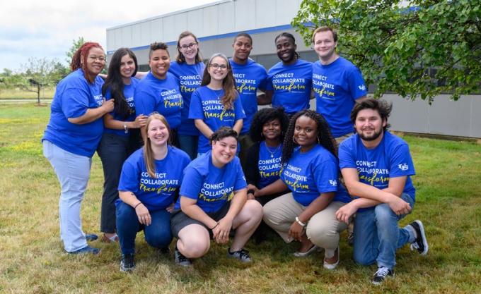 Group photo of the 2019 UB Teacher Residency Urban Cohort. 