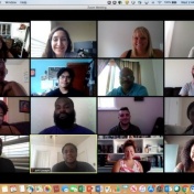 Screen capture of the UB Teacher Residents second cohort. 