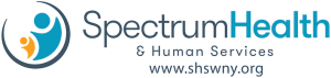 Logo for Spectrum Health and Human Services. 