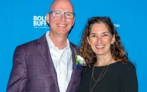 Portrait Jennifer and Michael Cross. 