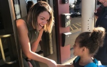 Principal practice: Joelle Formato (EdM &rsquo;15) greets students each morning as they arrive at Buffalo&rsquo;s Persistence Preparatory Academy Charter School, which she founded in 2018. Formato believes a personal welcome helps young scholars know they are cared for and respected. 