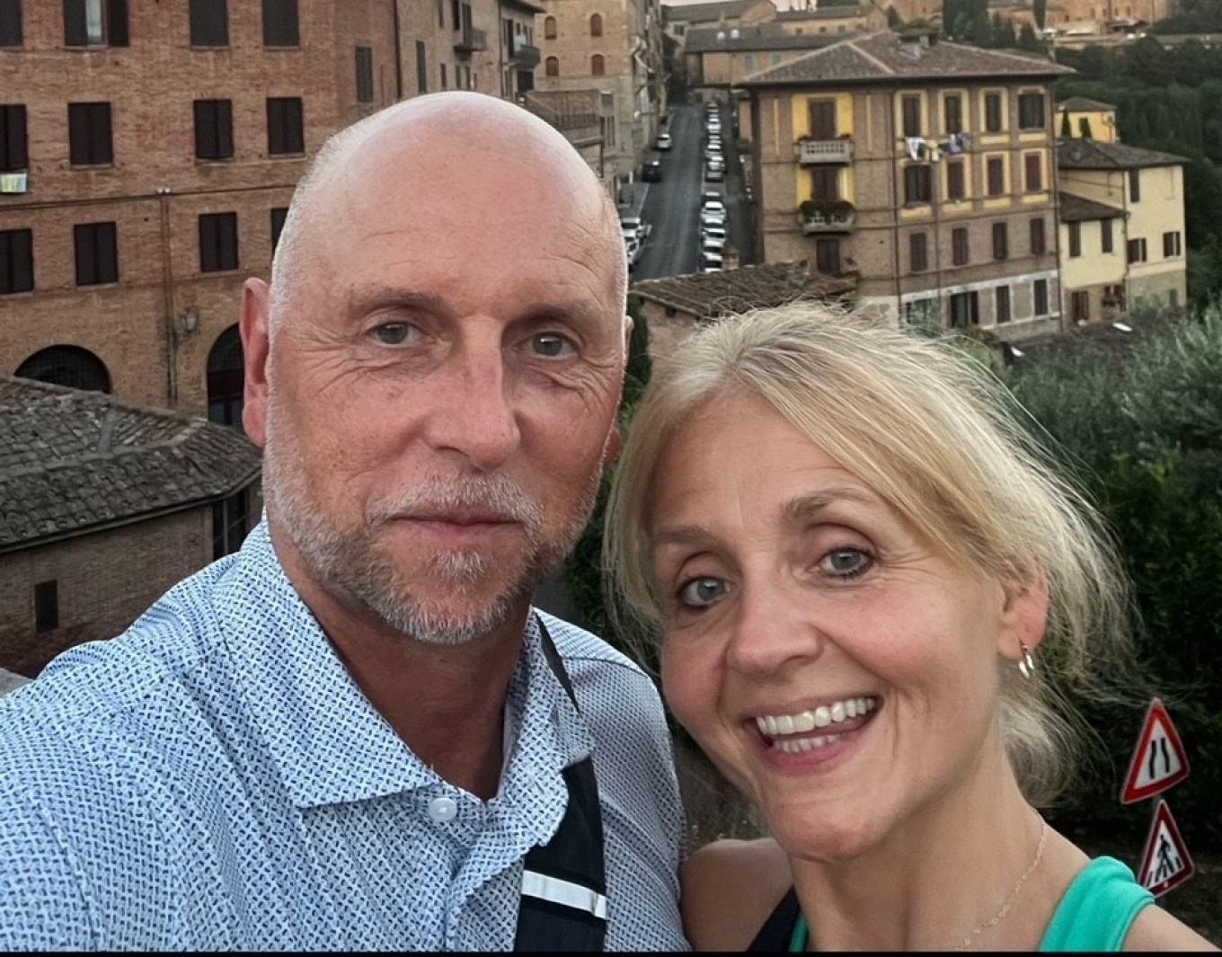 Tryjankowski and his wife Claudia.