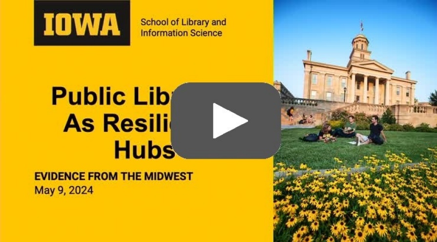 Video of presentation "Enhancing Community Resilience: An Interdisciplinary Study of Midwestern Public Libraries" by Iulian Vamanu. 