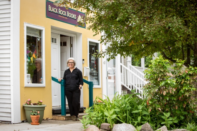 Zoom image: Black Rock Books has been welcomed by many in the neighborhood. 