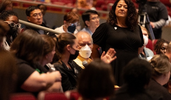 Zoom image: Anneliese Singh, PhD, LPC, engaged with the audience during her presentation, “Racial Healing: Practical Activities to Help You Explore Racial Privilege, Confront Systemic Racism, and Engage in Collective Healing.” 