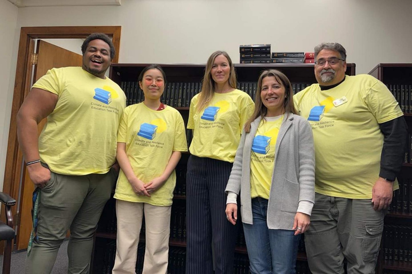 Members of the Climate and Resilience Education Task Force. 