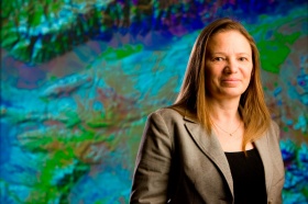Head shot of University at Buffalo ice sheet researcher Beata Csatho. 